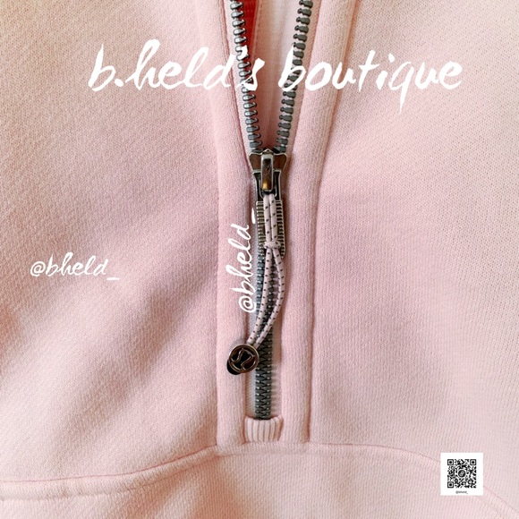 lululemon Scuba Oversized Half-Zip Hoodie Strawberry Milkshake Size M/L New NWT - Picture 8 of 15